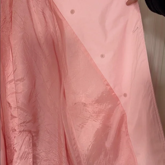 Like new! Ralph Lauren Double-breasted fully lined pink raincoat, size L - Picture 8 of 16